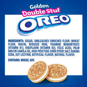 Golden Double Stuf Sandwich Cookies, Family Size X4