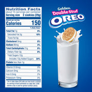 Golden Double Stuf Sandwich Cookies, Family Size X4