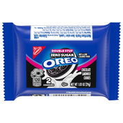 Zero Sugar Double Stuf Chocolate Sandwich Cookies, Snack Packs, 2 Pack U5