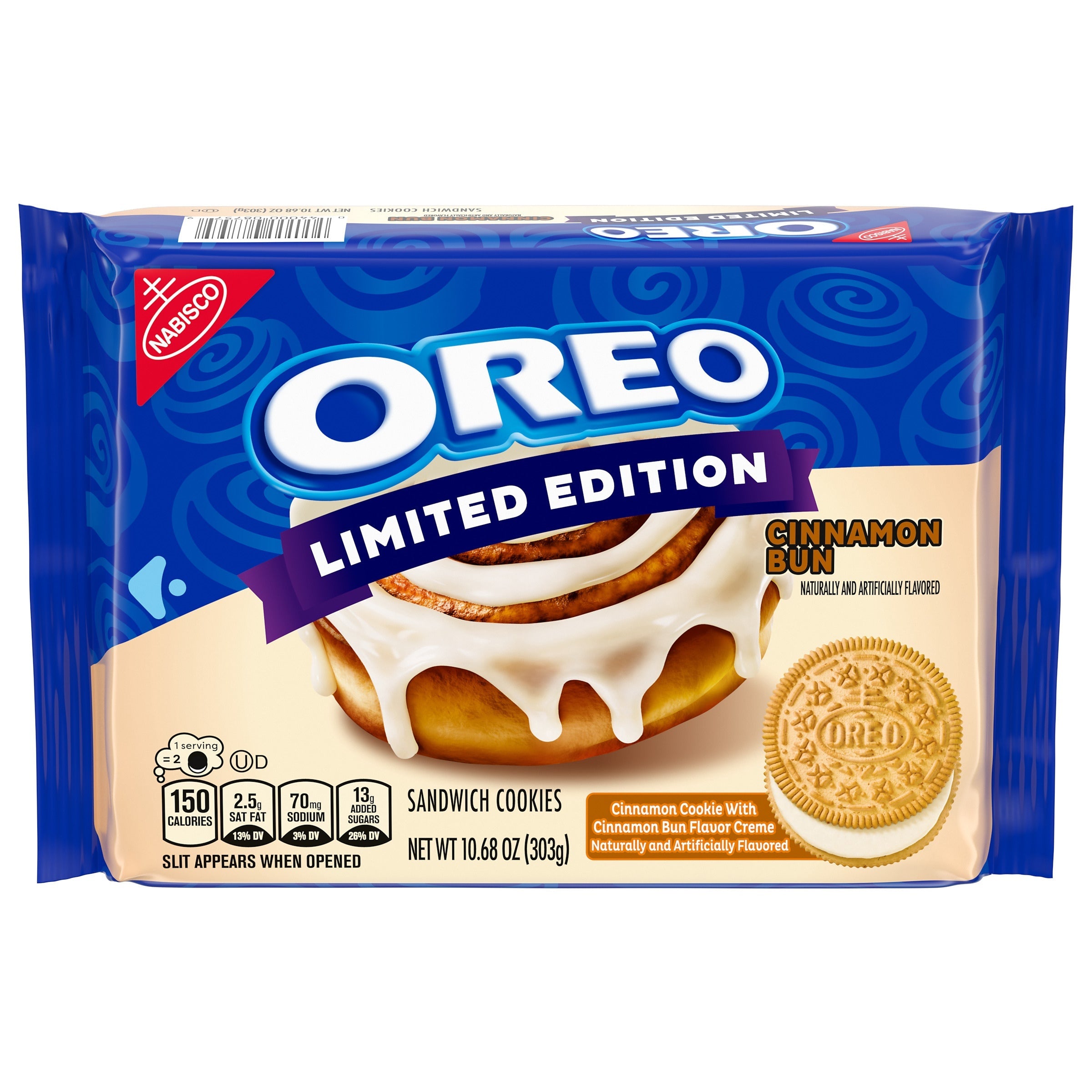 Cinnamon Bun Sandwich Cookies, Limited Edition U4