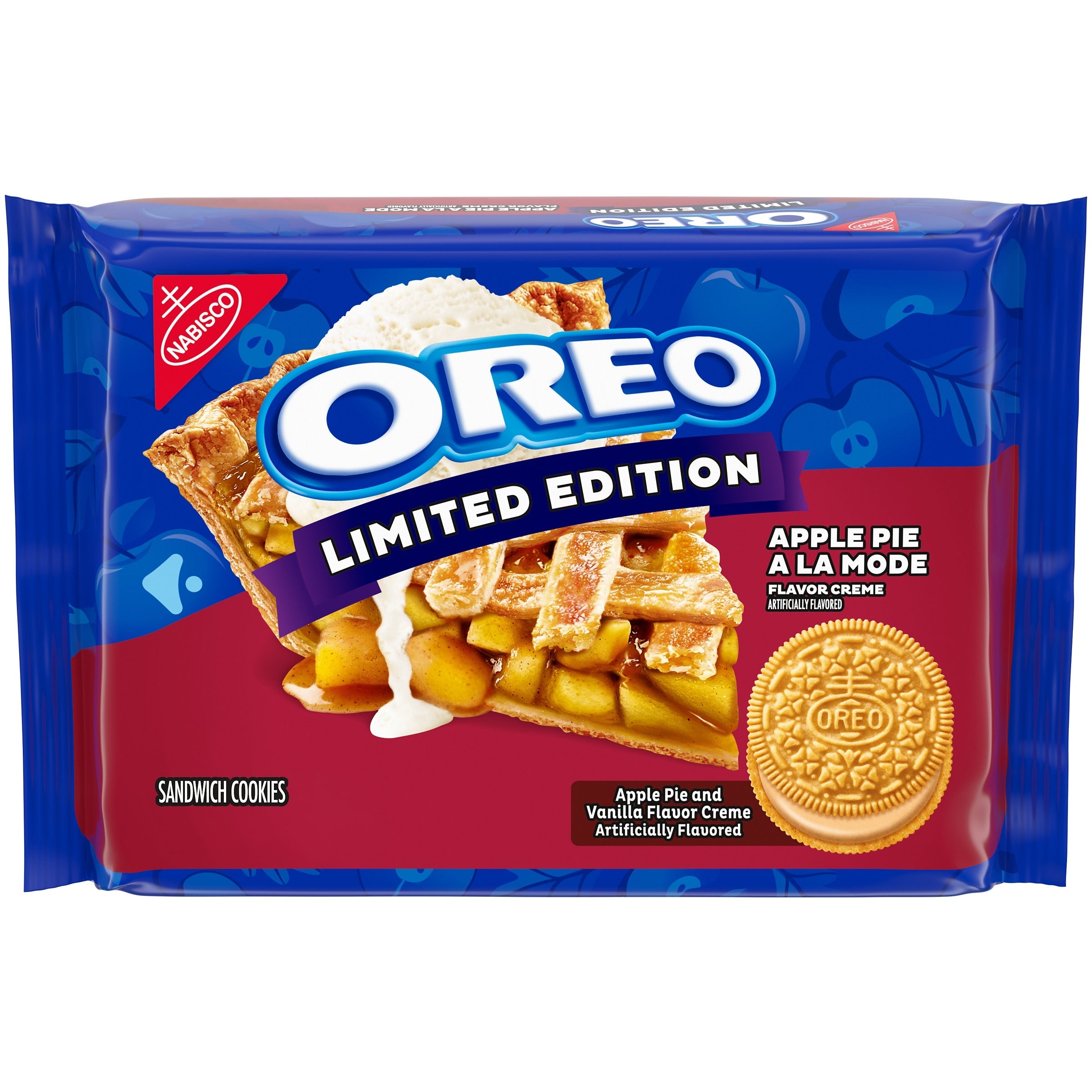 Apple Pie a la Mode Sandwich Cookies, Limited Edition, 2 Pack U2