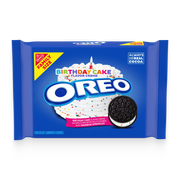 Birthday Cake Creme Chocolate Sandwich Cookies, Family Size, 2 Pack V1
