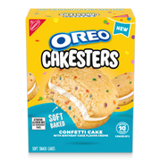 Cakesters Confetti Cake Soft Snack Cakes, Snack Packs, 2 Pack T6