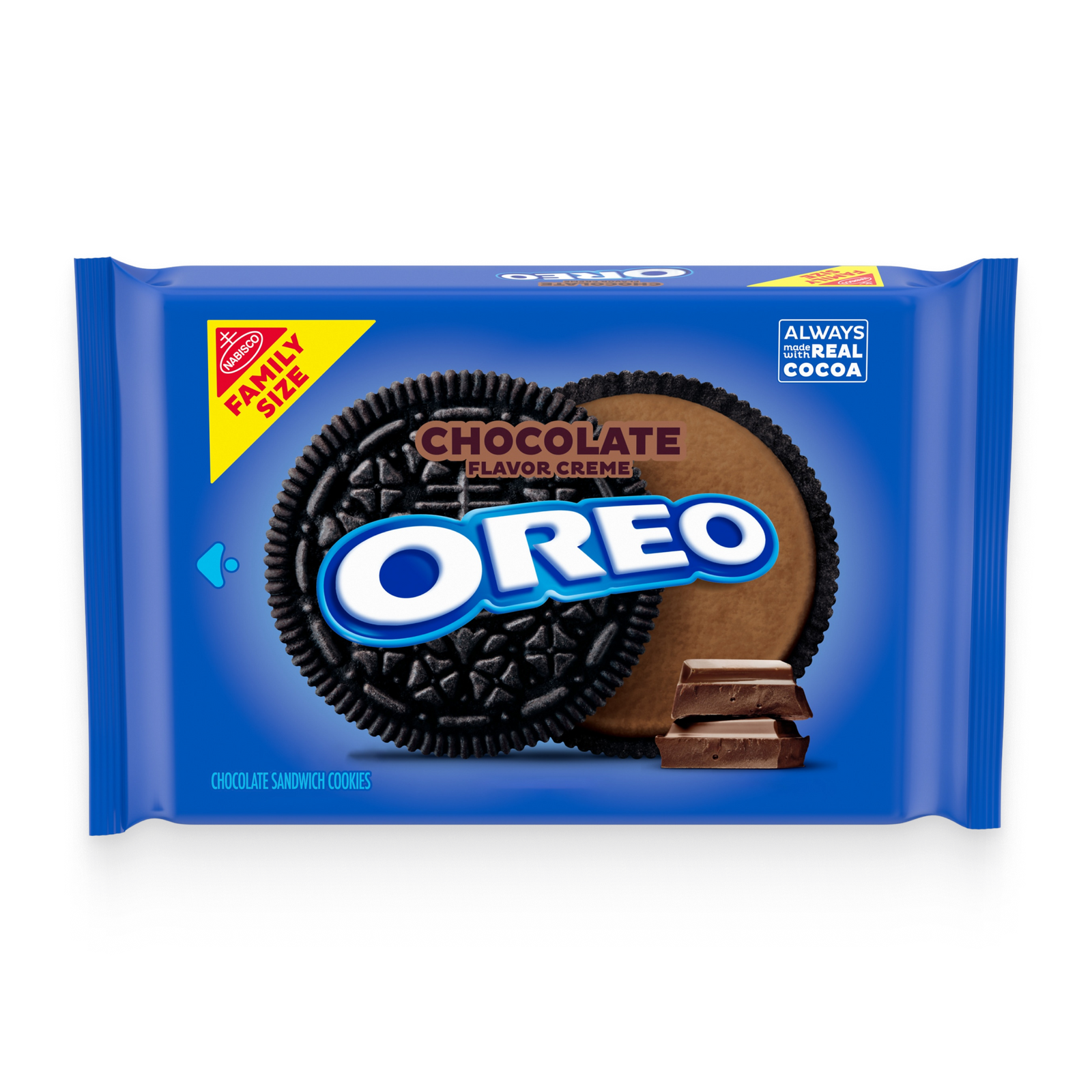 Chocolate Creme Chocolate Sandwich Cookies, Family Size Z9