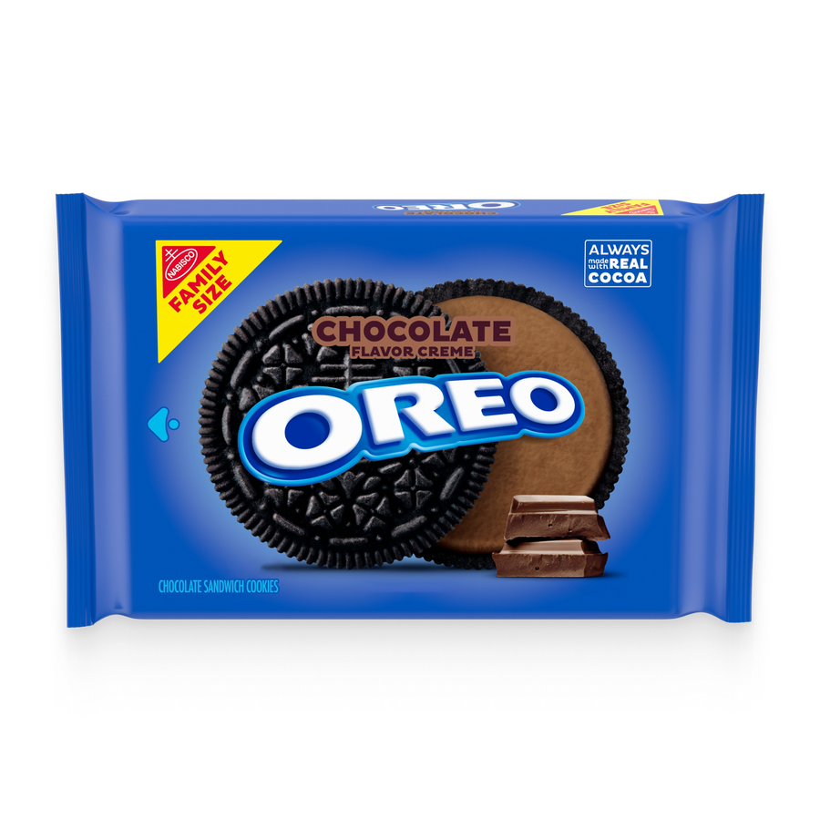 Chocolate Creme Chocolate Sandwich Cookies, Family Size Z9
