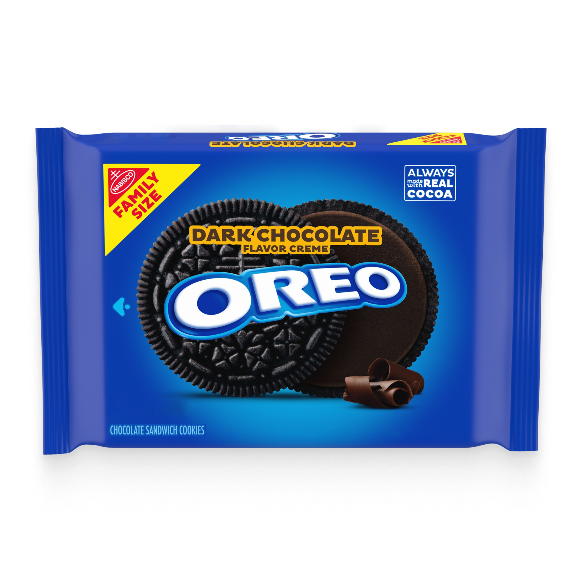 Dark Chocolate Creme Chocolate Sandwich Cookies, Family Size W6
