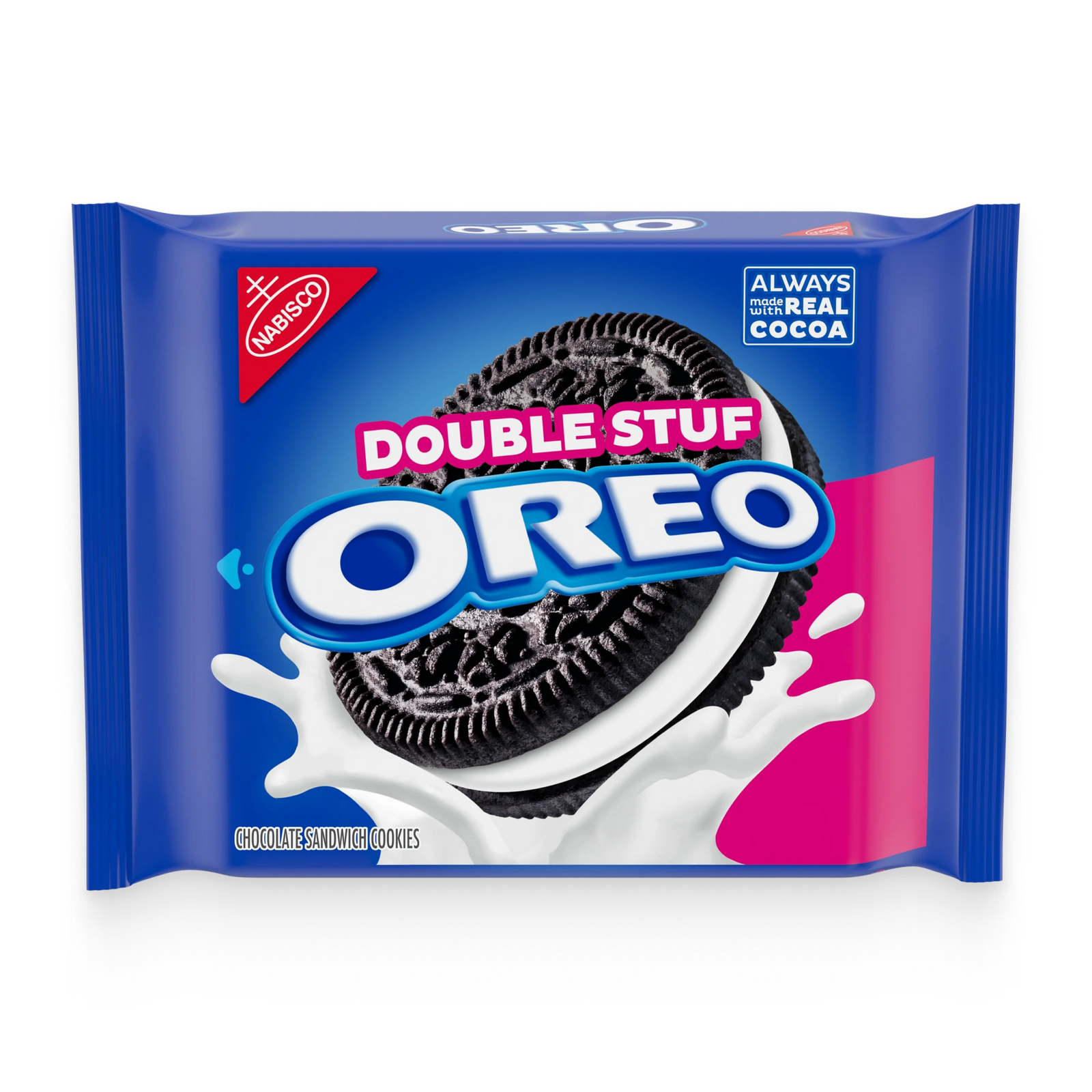 Double Stuf Chocolate Sandwich Cookies, Family Size Z5