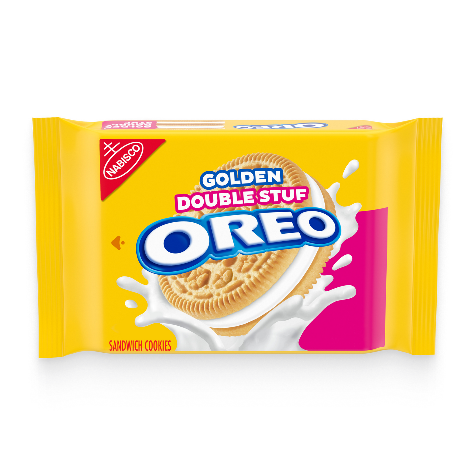 Golden Double Stuf Sandwich Cookies, Family Size X4
