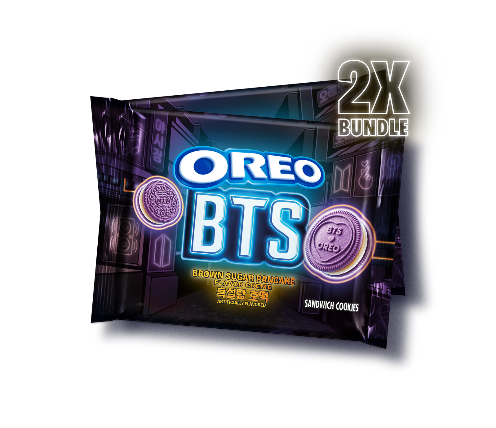 BTS Brown Sugar Pancake Flavor Creme, Limited Edition, 2 Pack T6