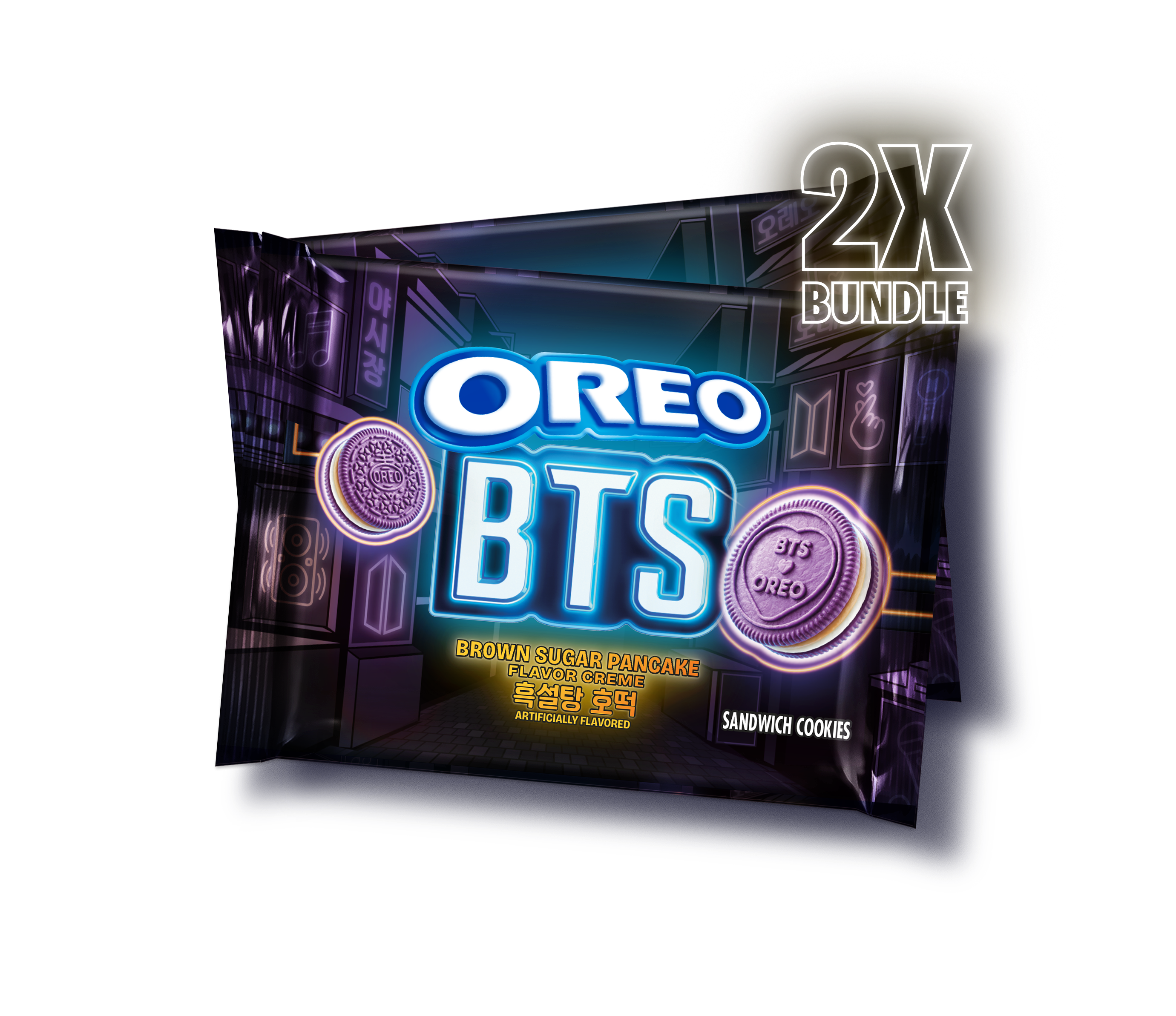 BTS Brown Sugar Pancake Flavor Creme, Limited Edition, 2 Pack T6