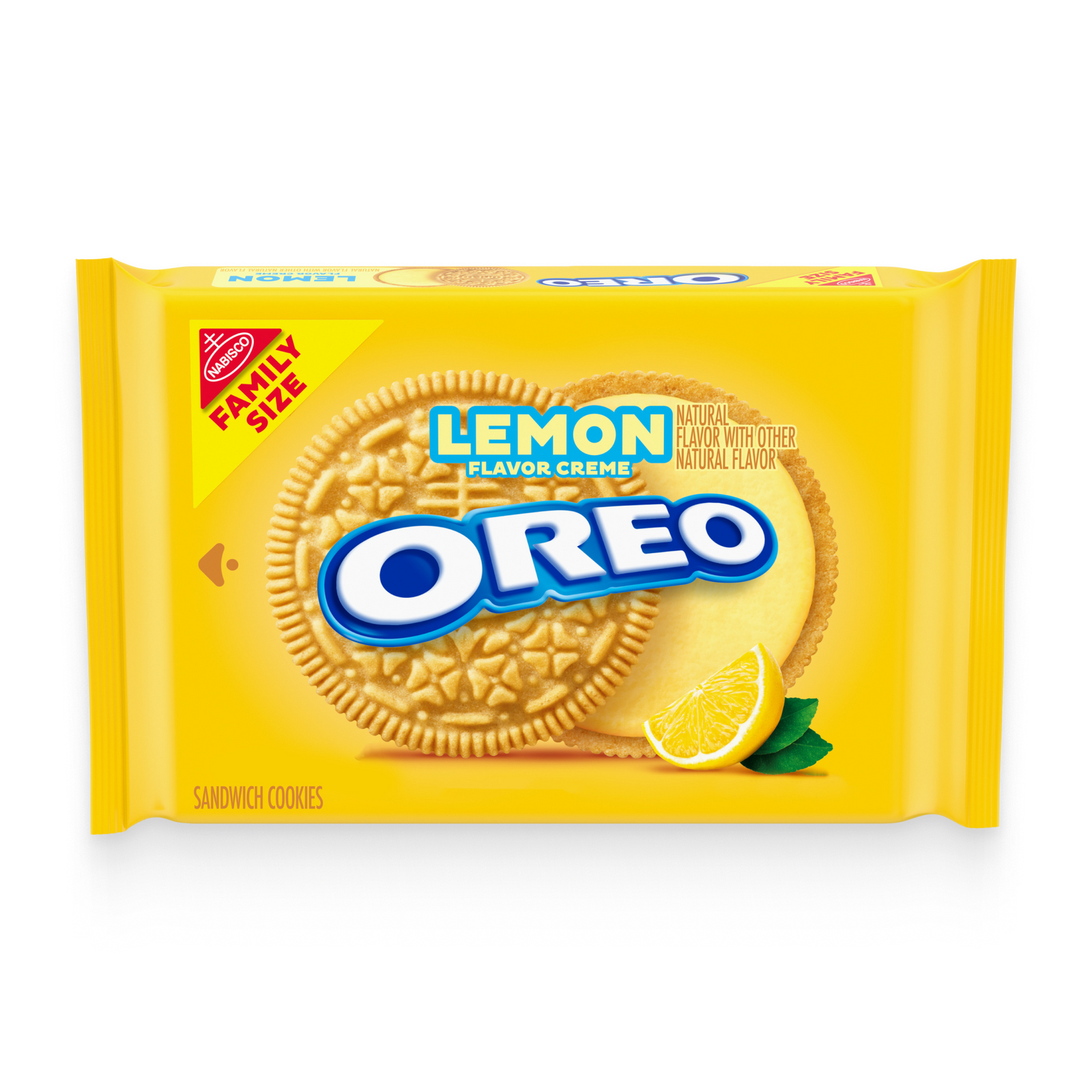 Lemon Creme Sandwich Cookies, Family Size U2