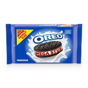 Mega Stuf Chocolate Sandwich Cookies, Family Size W9