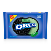 Mint Creme Chocolate Sandwich Cookies, Family Size, 2 Pack V8