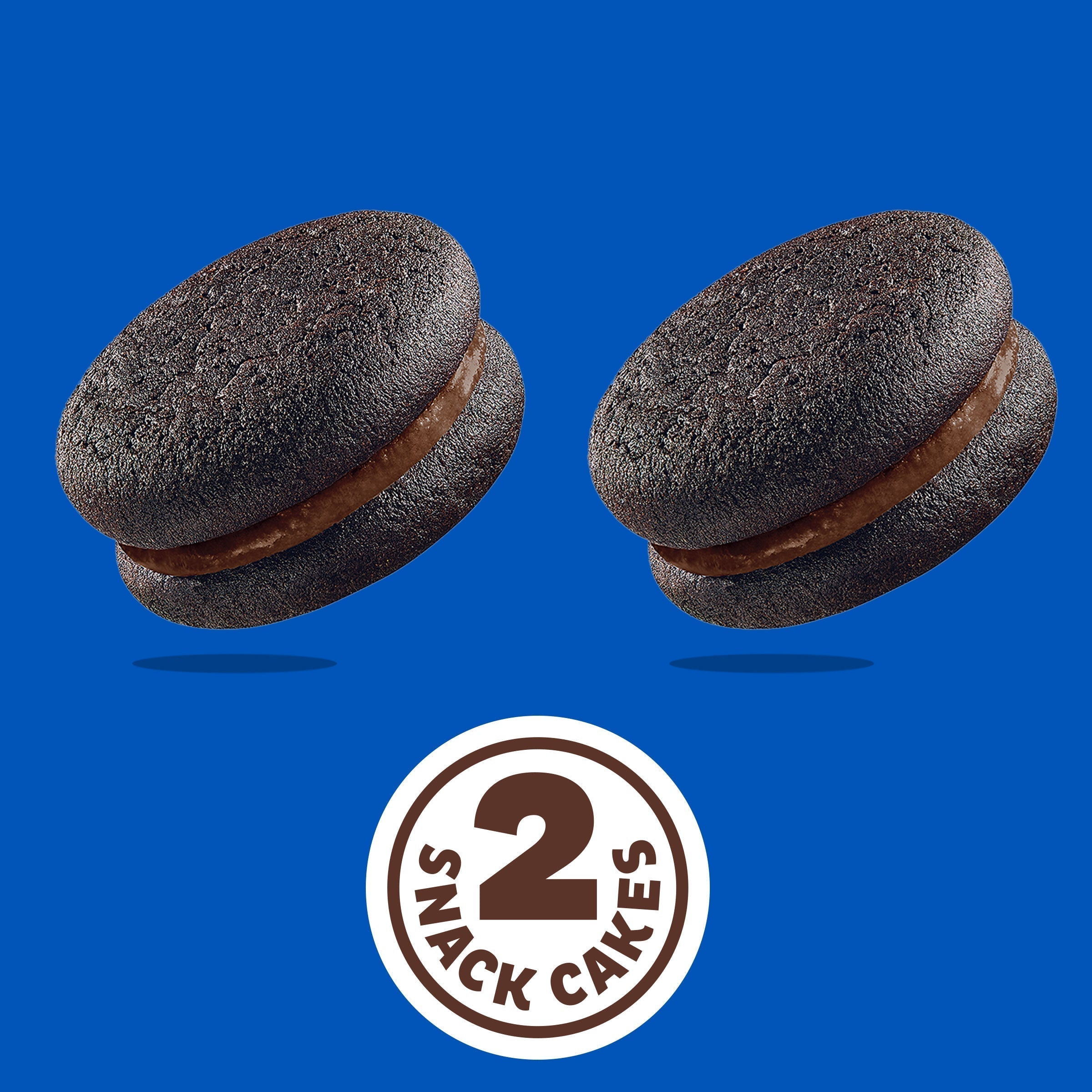 Cakesters Double Chocolate Soft Snack Cakes, Snack Packs, 2 Pack W2