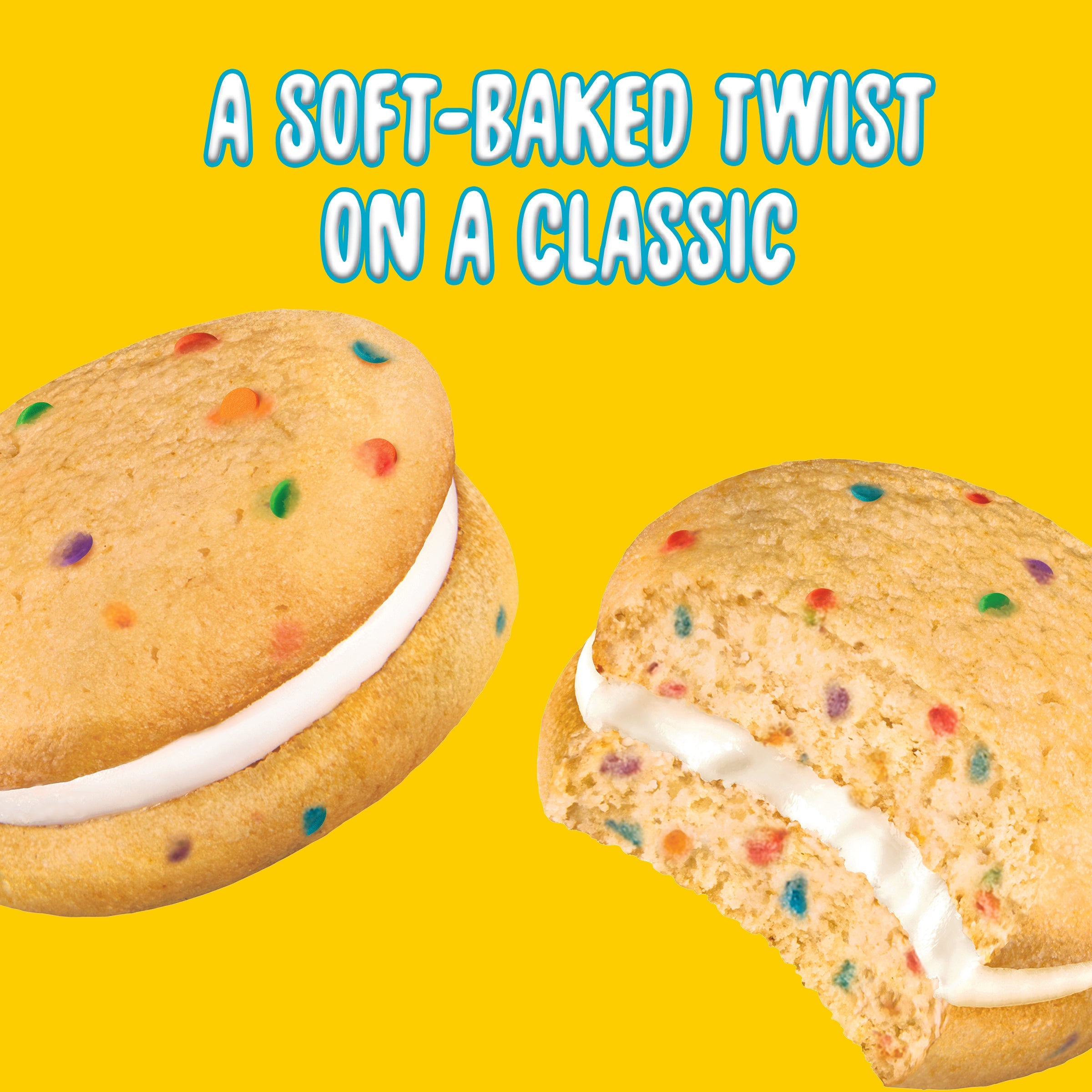 Cakesters Confetti Cake Soft Snack Cakes, Snack Packs U3