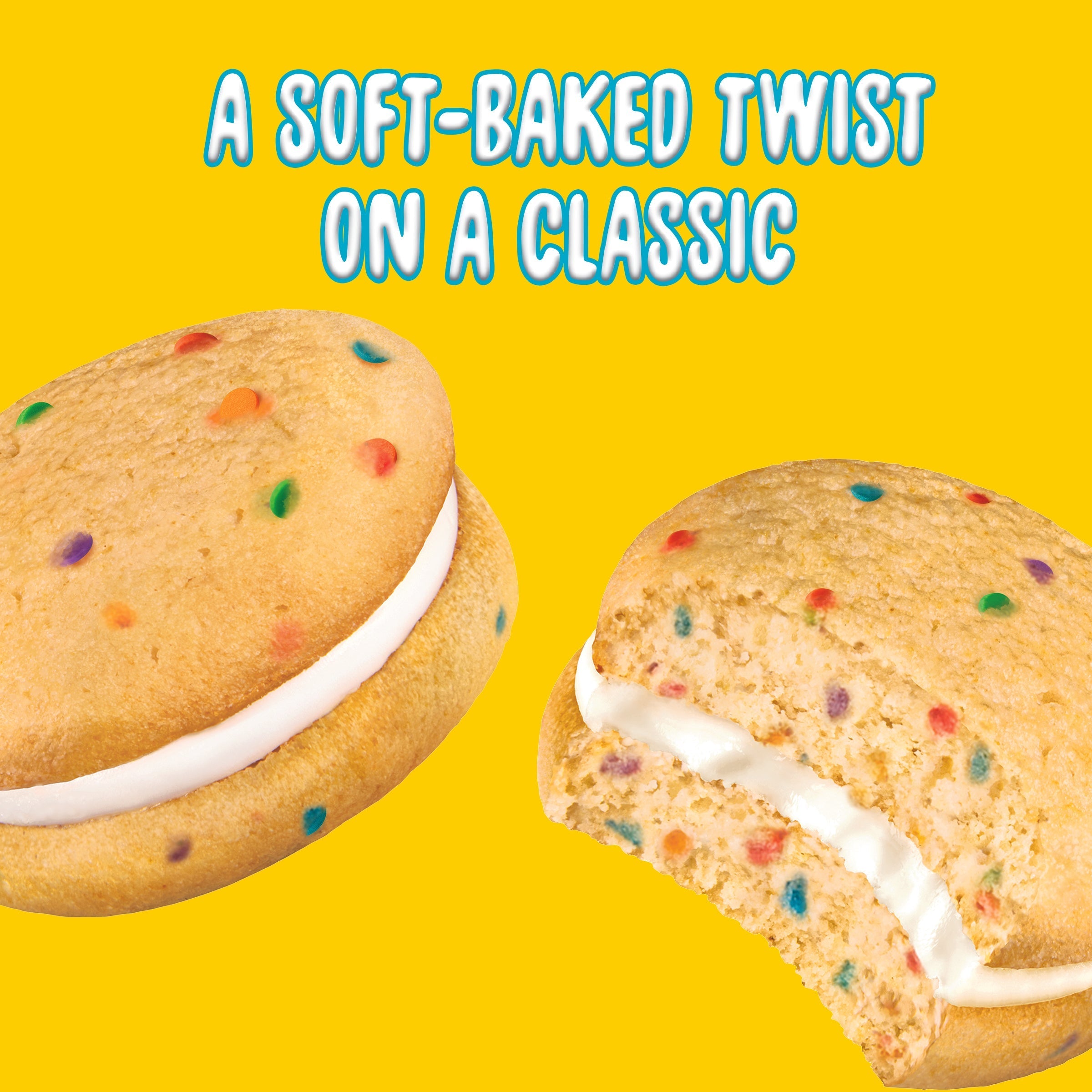 Cakesters Confetti Cake Soft Snack Cakes, Snack Packs, 2 Pack T6