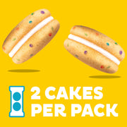 Cakesters Confetti Cake Soft Snack Cakes, Snack Packs, 2 Pack T6