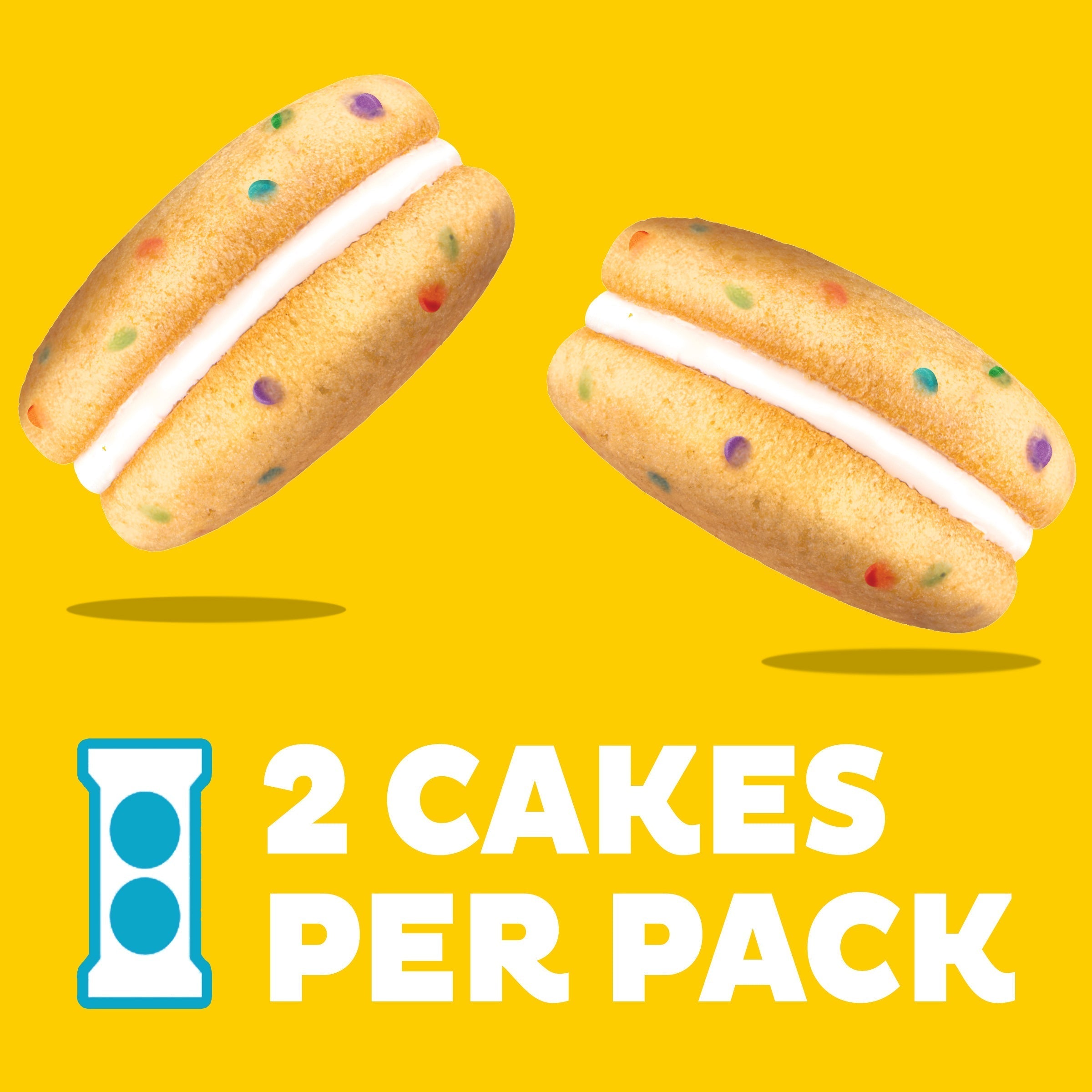 Cakesters Confetti Cake Soft Snack Cakes, Snack Packs, 2 Pack T6