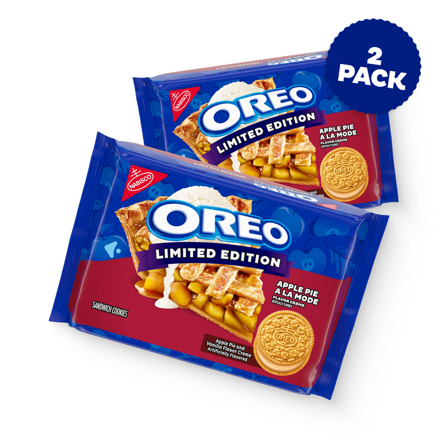 Apple Pie a la Mode Sandwich Cookies, Limited Edition, 2 Pack Y4