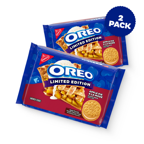 Apple Pie a la Mode Sandwich Cookies, Limited Edition, 2 Pack U2
