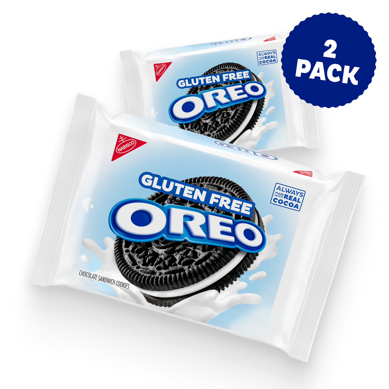 Gluten Free Chocolate Sandwich Cookies, 2 Pack X9