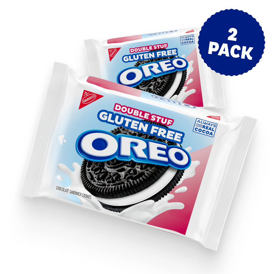 Double Stuf Gluten Free Chocolate Sandwich Cookies, 2 Pack Z4