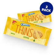 Thins Lemon Creme Sandwich Cookies, Family Size, 2 Pack W3