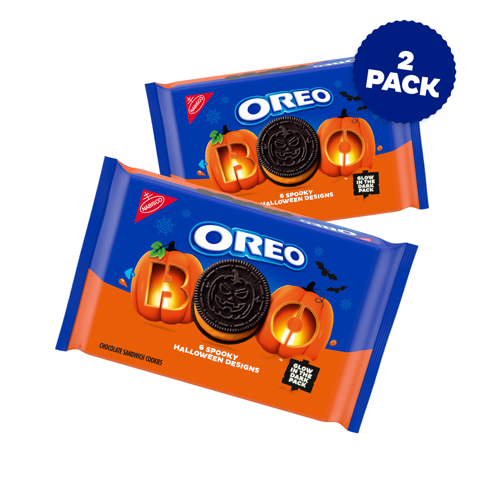 Orange Creme Halloween Cookies, Limited Edition, 2 Pack X6
