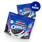 Zero Sugar Double Stuf Chocolate Sandwich Cookies, Snack Packs, 2 Pack U5