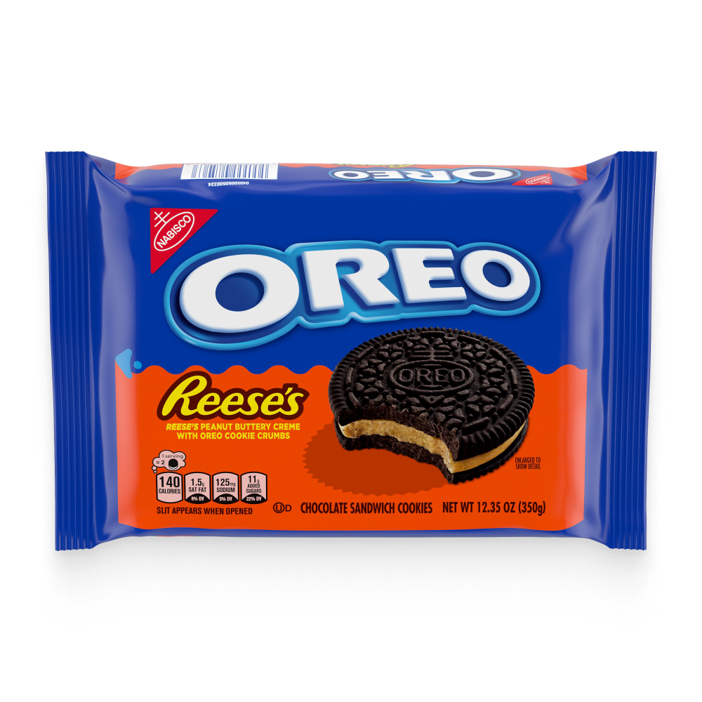 Reese's Peanut Buttery Creme Chocolate Sandwich Cookies X3