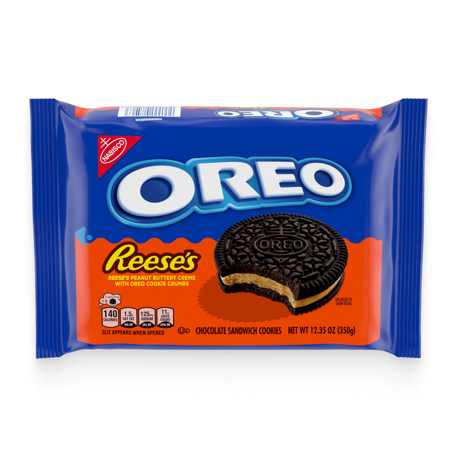 Reese's Peanut Buttery Creme Chocolate Sandwich Cookies X3