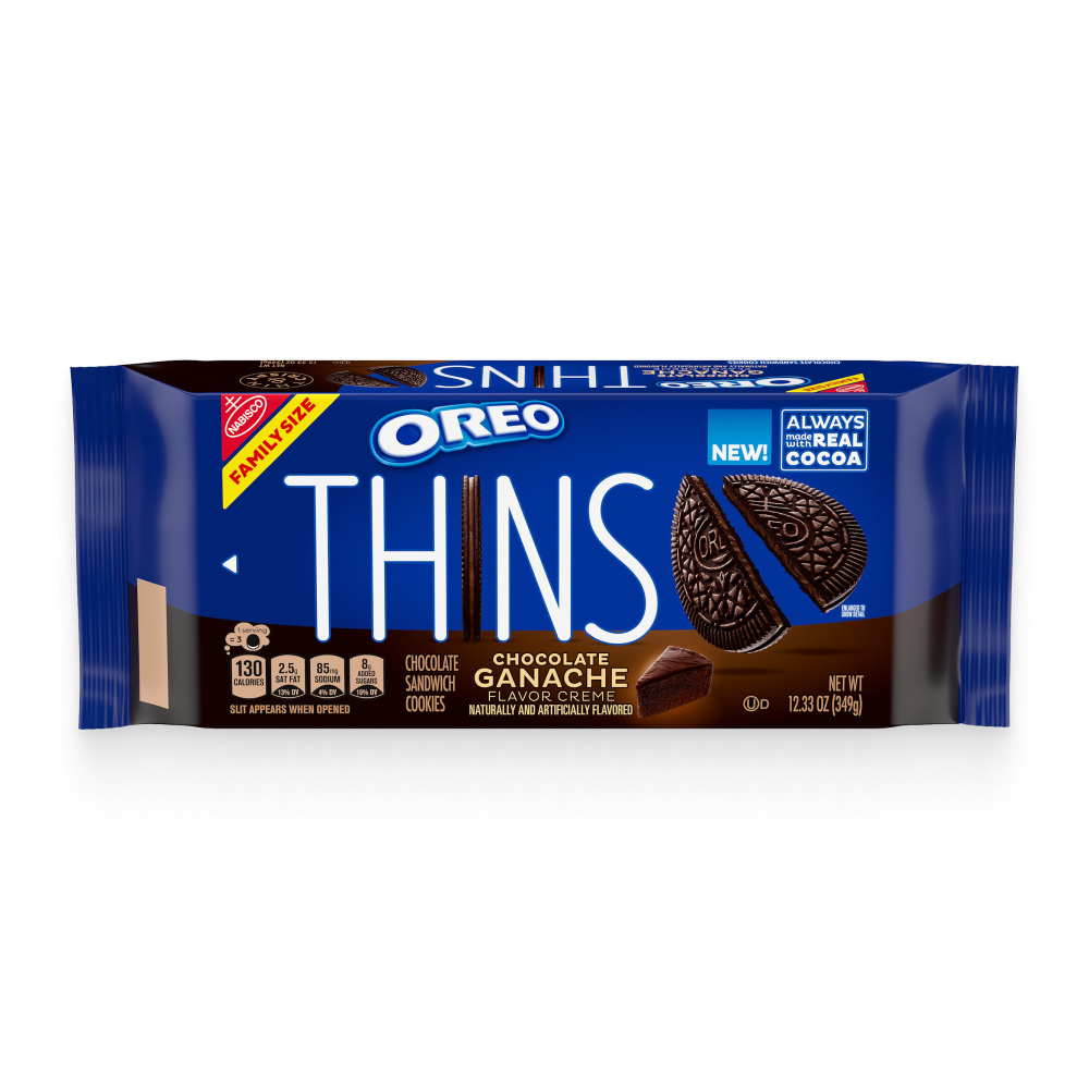 Thins Chocolate Ganache Creme Sandwich Cookies, Family Size T1