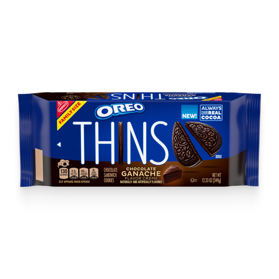 Thins Chocolate Ganache Creme Sandwich Cookies, Family Size T1