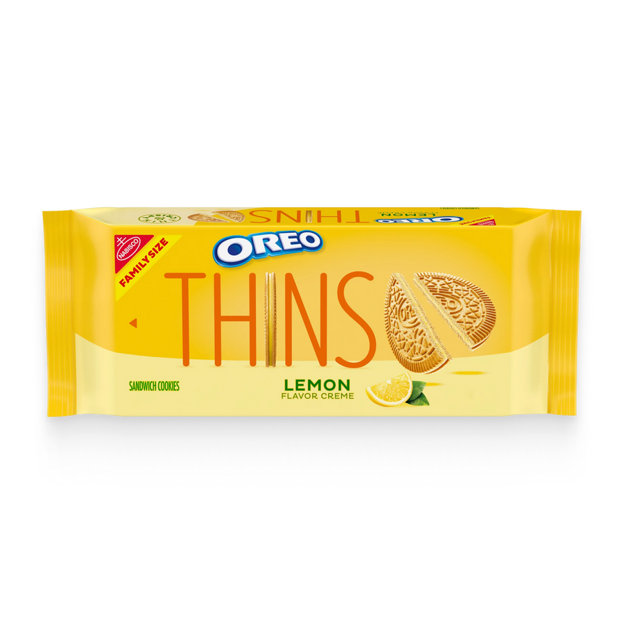 Thins Lemon Creme Sandwich Cookies, Family Size T9