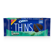 Thins Mint Creme Chocolate Sandwich Cookies, Family Size, 2 Pack S1