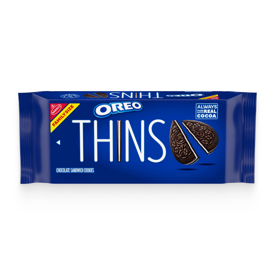 Thins Chocolate Sandwich Cookies, Family Size W3