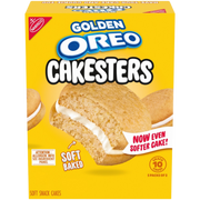 Golden Cakesters Soft Snack Cakes, Snack Packs W5