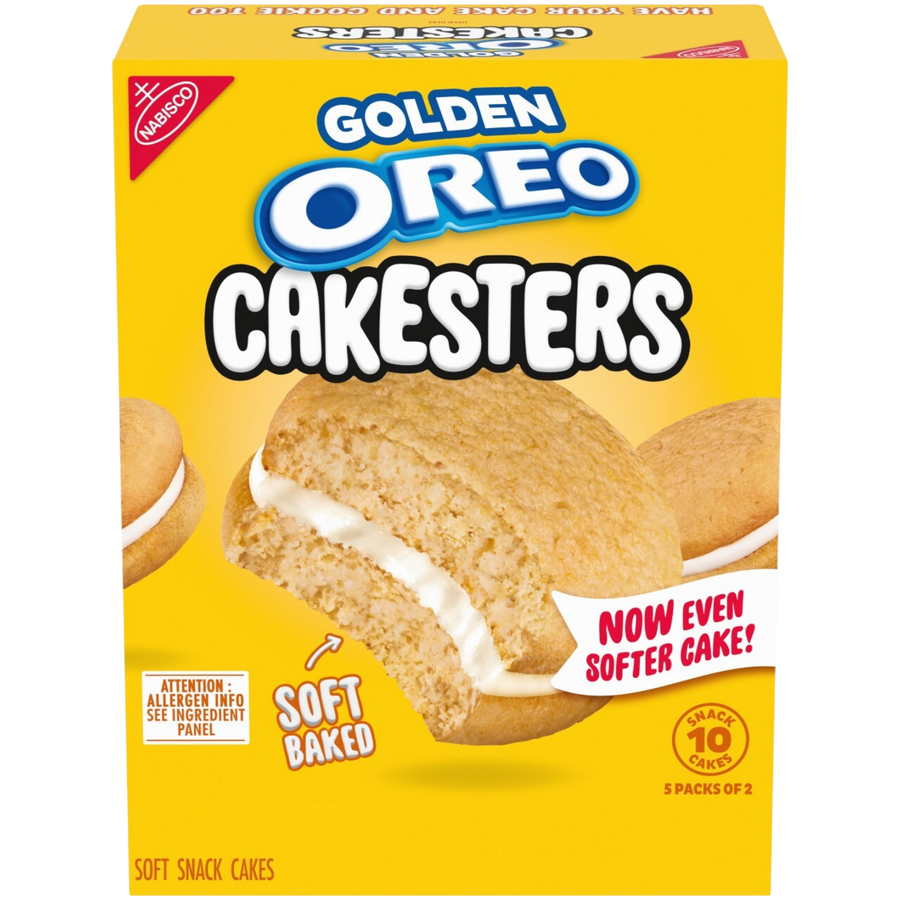 Golden Cakesters Soft Snack Cakes, Snack Packs W5